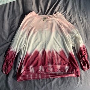 Pink Tie Die long sleeve